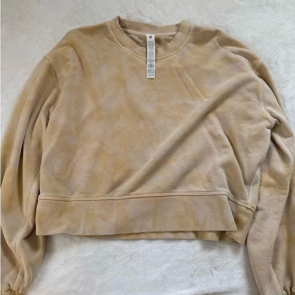 Lululemon Perfectly Oversized Cropped Crew *Dye